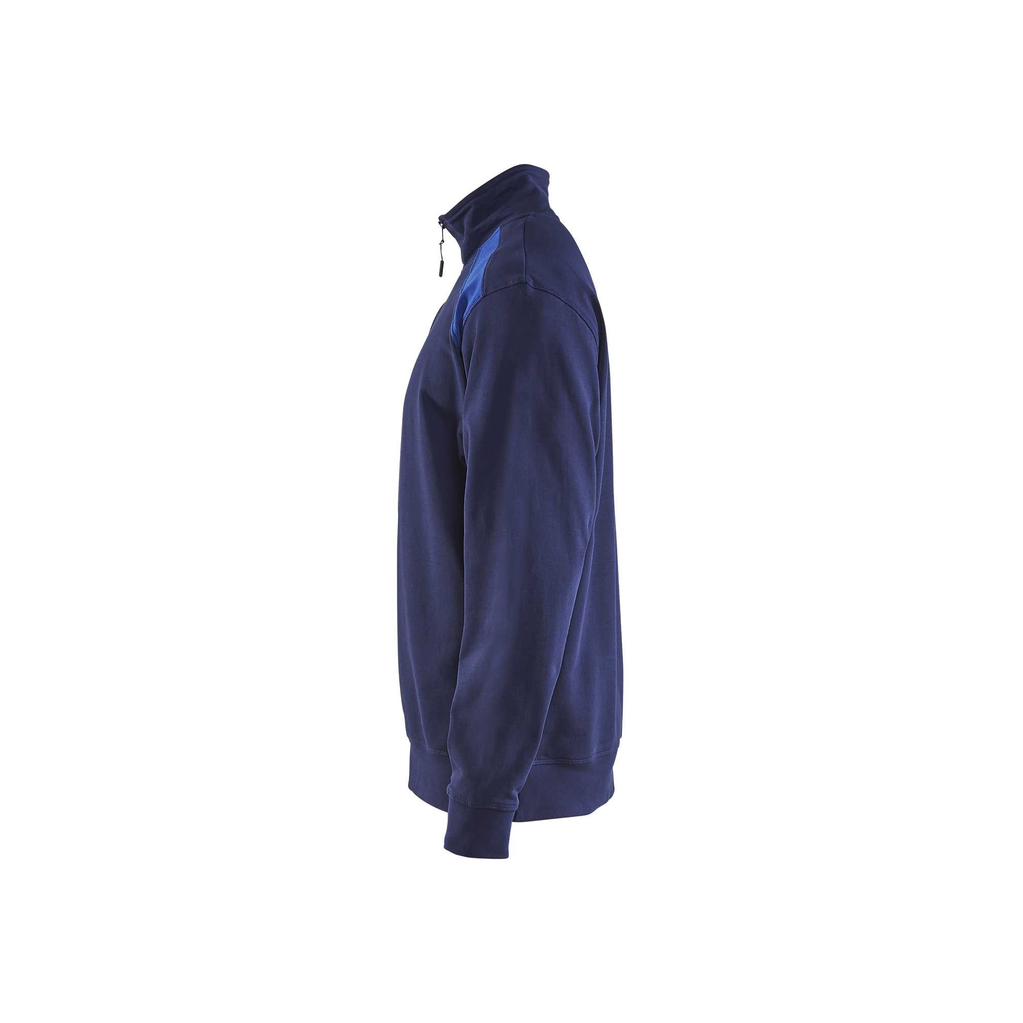 BLAKLADER 33531158 Half Zip 2 Tone Sweatshirt Work Sweatshirt MEN - 100% Cotton